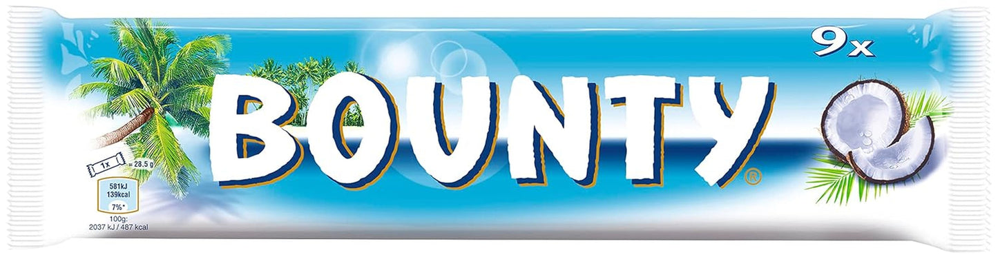 Bounty-Schokoriegel | Kokosnuss und Schokolade | Verschiedene Packungsgrößen