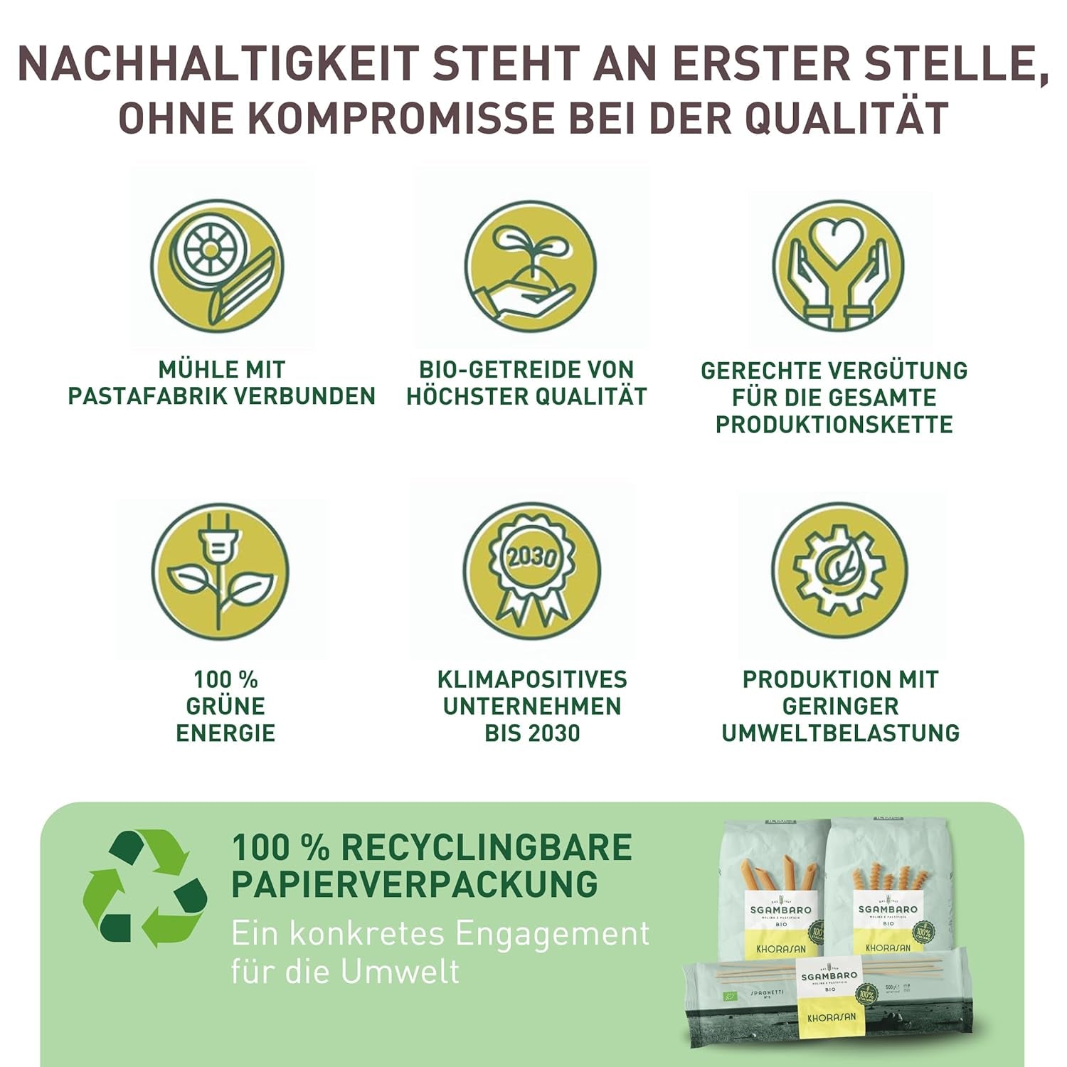 Bio-Penne-Rigate-Nudeln N.91 – 500 g aus Khorasan-Weizen – Uralter Weizen, reich an Proteinen, 100 % in Italien angebaut – Vielseitig in der Küche und reich an Nährstoffen