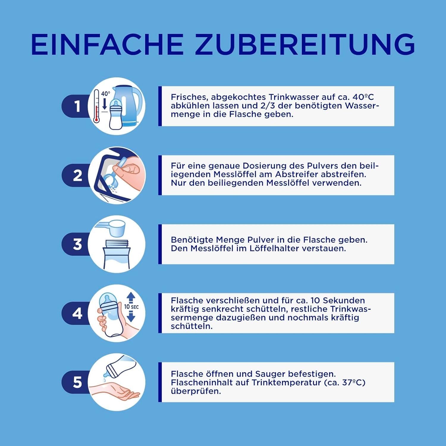 Aptamil Care 2 – Folgemilch nach 6 Monaten, mit Omega 3 und 6, DHA und ARA, palmölfrei, Babynahrung, Milchpulver, 1 x 800 g (6er Pack)