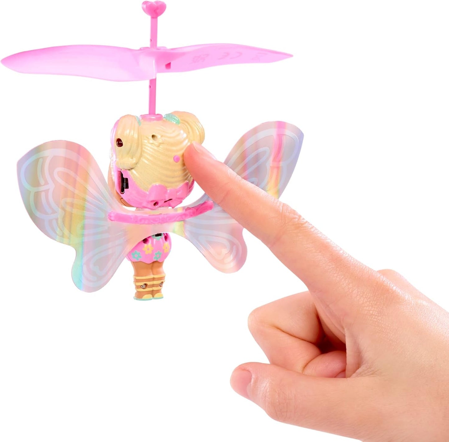 LOL Überraschung! Magic Flyers Fairies Tots – Blumenkind – Enthält 1 Puppe und 1 Zauberstab in einer blumenförmigen Packung, 2 zum Sammeln, Rose