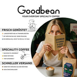 Santos | Kaffeebohnen 2500g - 100% Arabica aus Brasilien | für Espresso, Cappuccino oder starken Filterkaffee | Omni-Roast | Klassischer Kaffee – der perfekte Einstieg in den Spezialitätenkaffee