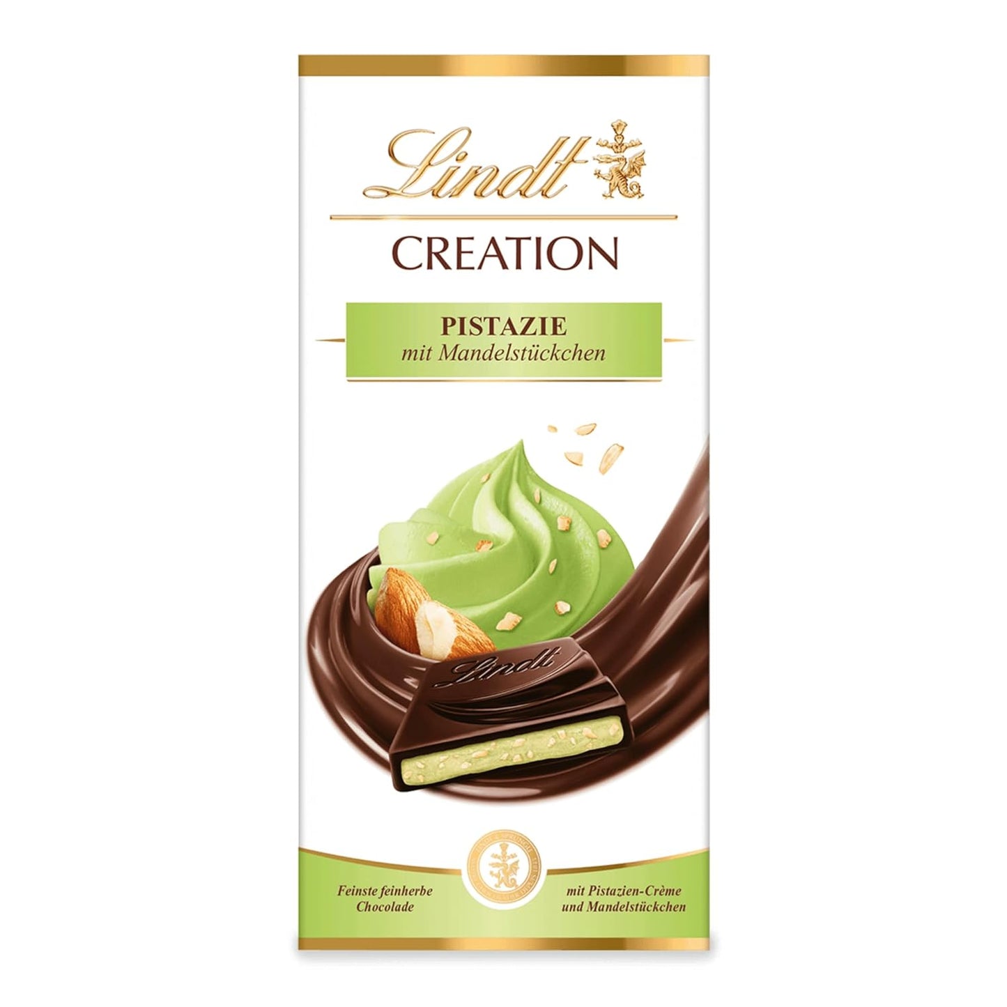 Lindt Creation Hazelnut De Luxe Bar – Dunkle Schokolade mit knusprigen Haselnüssen in cremiger Füllung