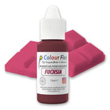 Sugarflair Colourflex Fuchsia Lebensmittelfarbe auf Ölbasis, hochkonzentrierte flüssige Lebensmittelfarbe, Lebensmittelfarbe für Buttercreme, Schokolade, Teig, Fondant, Zuckerguss und mehr – 15 ml
