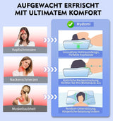 Nackenkissen aus Memory-Schaum, ergonomisches orthopädisches Kissen für Nacken- und Schulterschmerzen – kühlendes Schlafkissen für Seiten-, Rücken- und Bauchschläfer mit Nackenstütze, orthopädische Halskissen von Naty Shop