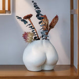 Künstliche Körpervase, weiblicher Körper-Blumentopf mit Drainagelöchern, moderner Kunstharz-Blumentopf, modernes Boho-Design, künstliche Topfpflanze für Innendekoration