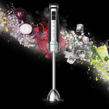 Cecotec Handmixer Powergear 1500 – Klingen aus Titanbeschichtung, 21 Geschwindigkeitsstufen, 1500 W, inklusive Glas mit Deckel. (Schwarz Und Edelstahl, XL) Kitchen Naty Shop