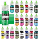 Lebensmittelfarbe – 20 Farben x 10 ml, konzentrierte flüssige Lebensmittelfarbe zum Dekorieren von Kuchen, Backen, Keksen, Macarons – zuckerfreie Lebensmittelfarbe für Getränke, Kuchendekoration, selbstgemachten Schleim, Ostereier