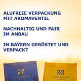 Espressobohnen Martermühle Cioccolato 500g Stark | Arabica/Robusta | Geschmacksrichtungen: Macadamianüsse, Milchschokolade | Hell geröstete ganze Espressobohnen, geringer Säuregehalt