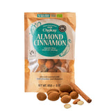 Bio-Häppchen – Zimtmandeln und dunkle belgische Schokoladenmandeln / Ohne Zuckerzusatz, ohne Süßstoffe / Vegan und Fair Trade / 1 x 85 g