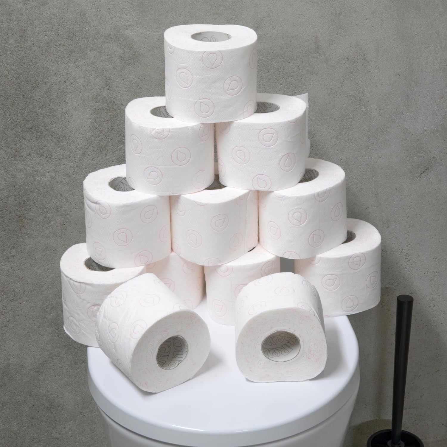 Toilettenpapier Renova 4 Schichten weiß dekoriert duftend – 12 Rollen Rolle Blanco Decorado Perfumado