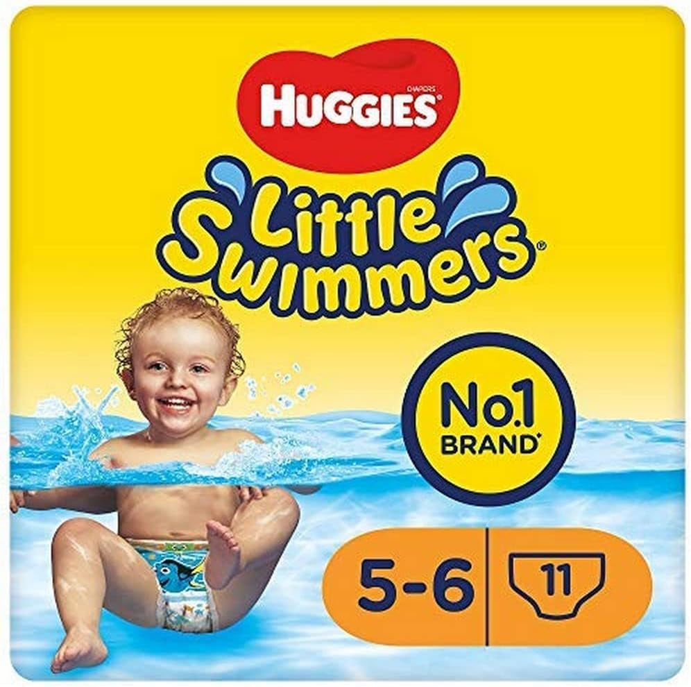Huggies Little Swimmers Einweg-Schwimmwindeln, Größen 5–6–66 (insgesamt Hosen)