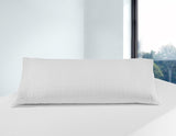 Savel, Anti-Stress-Kissen mit doppeltem Bezug, mittlere Festigkeit, 105 x 40 cm. Naty Shop Standardkissen Weiß 40 x 105 cm