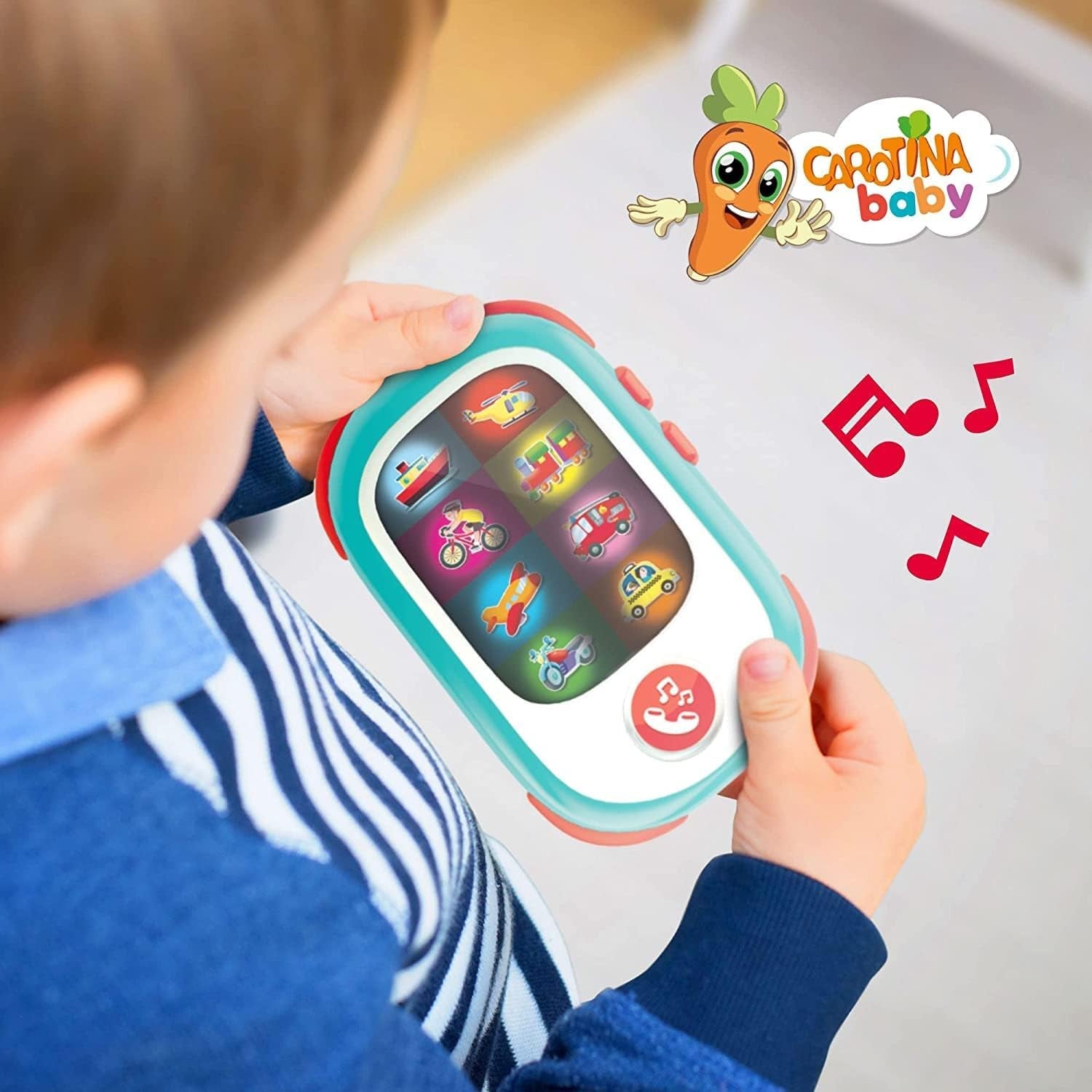 Liscianigiochi 95032 Carotina Baby Smartphone LED, Nicht zutreffend, S Jucarii Bebe Naty Shop