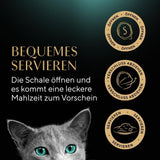 SHEBA Nassfutter für Katzen, Nature's Collection in Truthahnsauce, 2 x 11 x 85 g