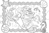Lisciani – DISNEY-Puzzle Ariel – Erstellen Sie die Szenen aus Ihren Lieblingsboxen nach und malen Sie sie aus – ab 7 Jahren – GROSSES PUZZLE mit 250 Teilen – Fördert die Geschicklichkeit. Puzzle Naty Shop