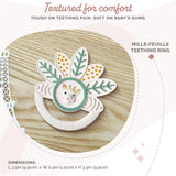 Sophie die Giraffe – Beißring mit tausend Blättern Sophie die Giraffe – Kauspielzeug – Gummi – Verschiedene Texturen – Für Babys ab 0 Monaten