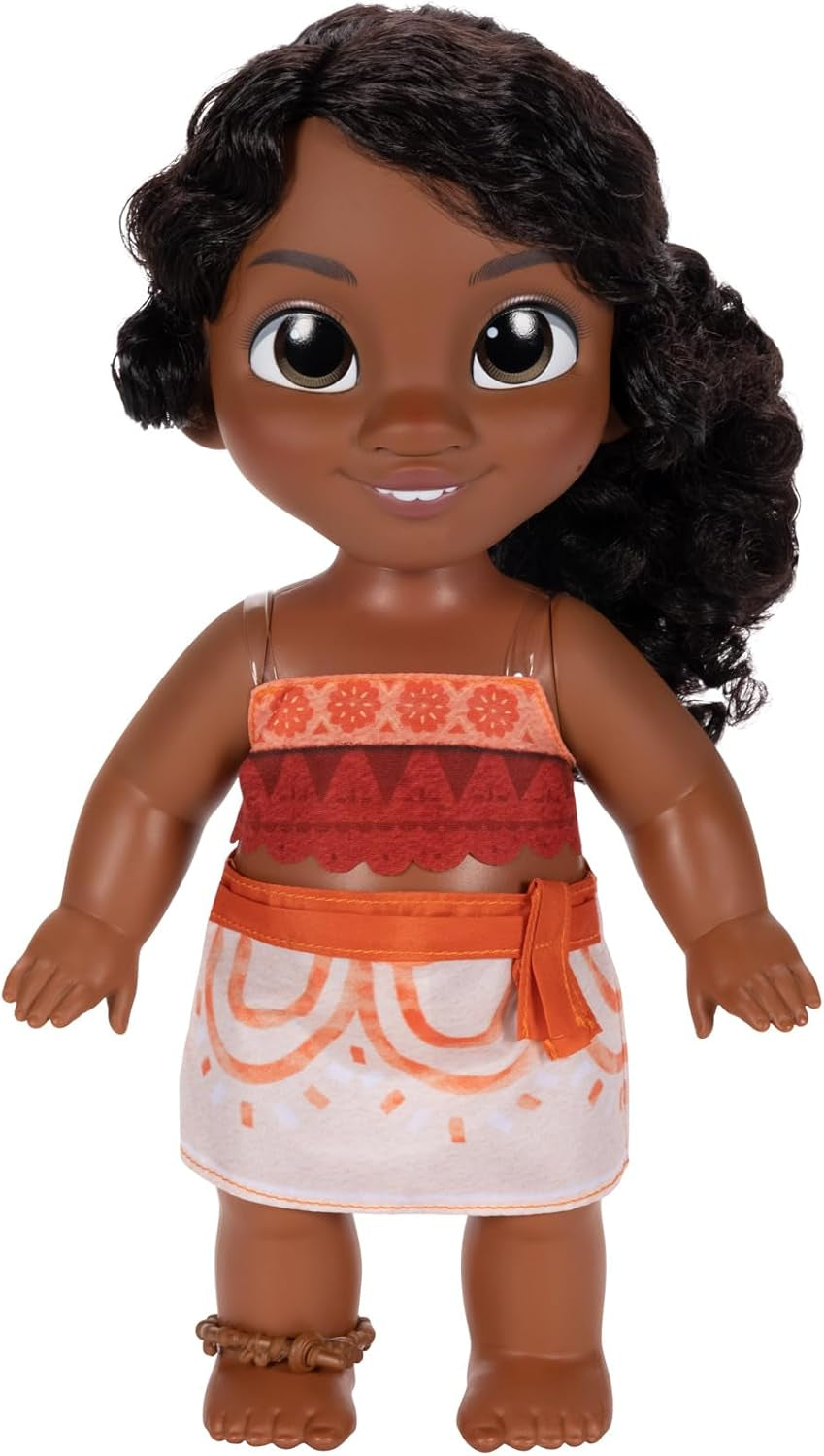 Jakks Pacific Moana 2 Little Sister Simea Puppe und Pua-Figuren-Spielset, 27 cm groß, enthält 1 Puppen-Outfit, 1 Pua, 1 Bananenbündel aus Kunststoff, empfohlen für Kinder ab 3 Jahren