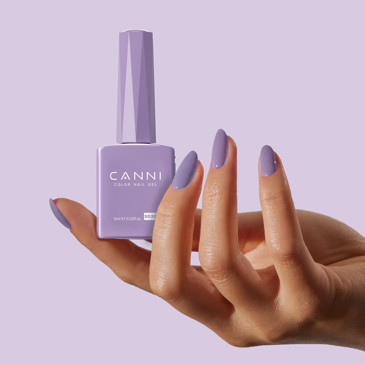 CANNI Gel-Nagellack, semipermanent, dunkelviolett, Nagellack, UV-Gel, Soak Off, Maniküre