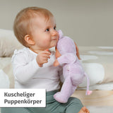 Baby Born for Babies Maus-Softpuppe, 26 cm, mit Ohren und Fingertaschen, für Neugeborene, 836590 Zapf Creation, Pink