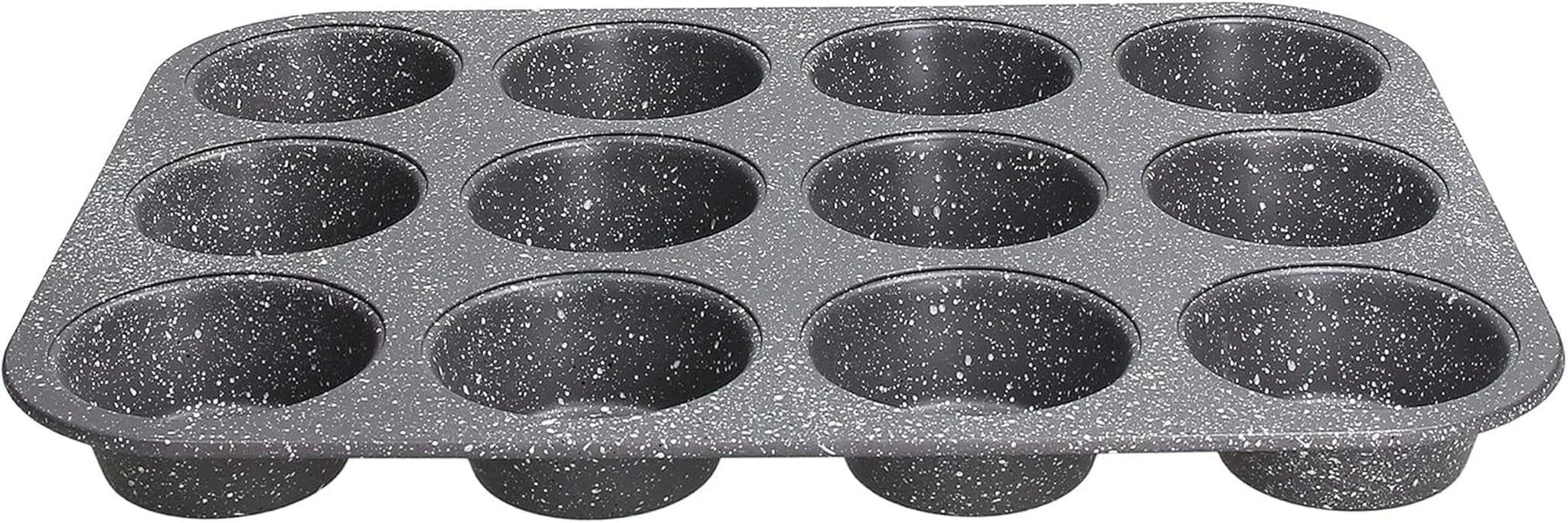 Pure Roq Muffinform Für 12 Muffins, Aluminium, Schwarz Formen und Backbleche Naty Shop Muffin-Blech