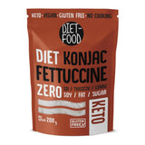 Shirataki-Nudeln DIÄT-FOOD kohlenhydratarme, kalorienarme Konjak-Nudeln, veganes Essen, fettfrei, sojafrei, glutenfrei, wasserlösliche Diätnudeln, kalorienarm, 200 Gramm