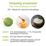 Bohyang Garden Matcha-Pulver 100 g – Premium-Grüntee aus Südkorea | Fein gemahlen und traditionsreich | Für Latte Macchiatos, Smoothies, Back- und Körperpflegerituale | Matcha-Pulver im wiederverschließbaren Beutel