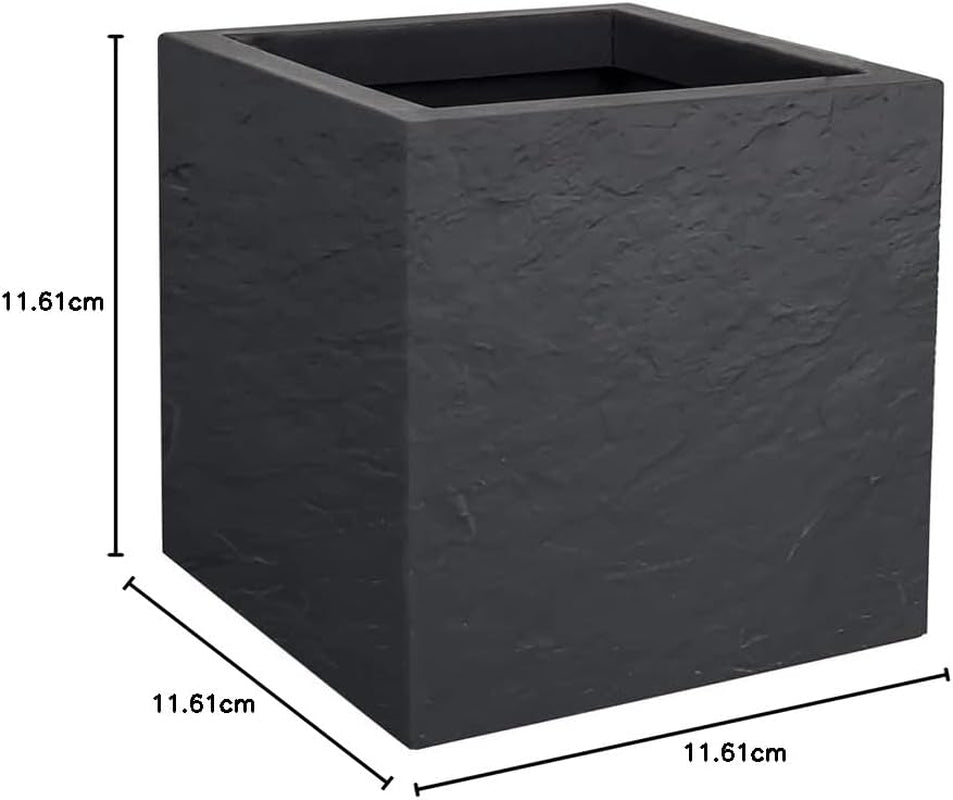 Anthrazitgrauer Topf 30 cm