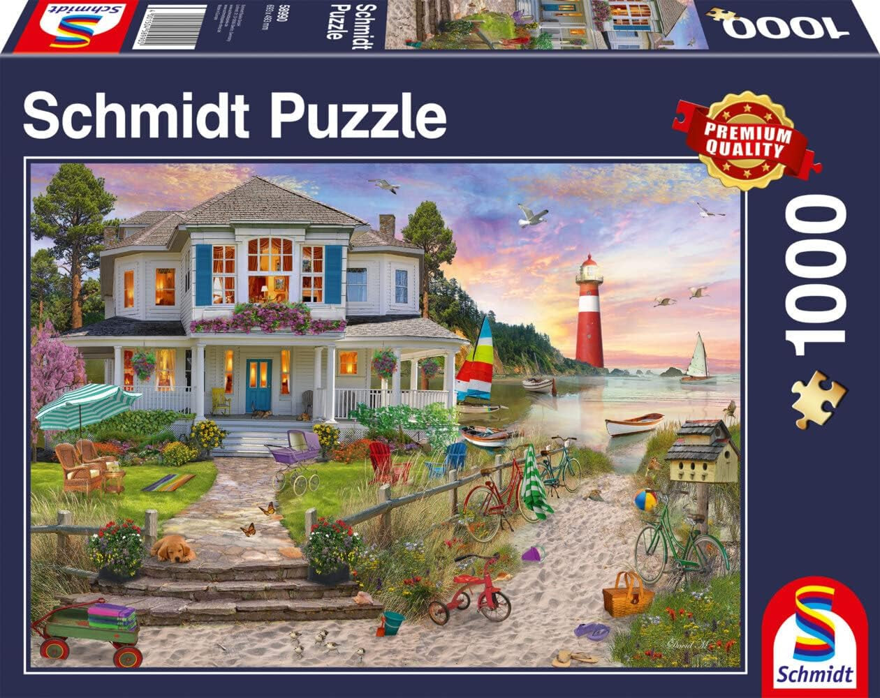 Schmidt Spiele Strandhaus 1.000 Teile Puzzle Naty Shop Standardtitel