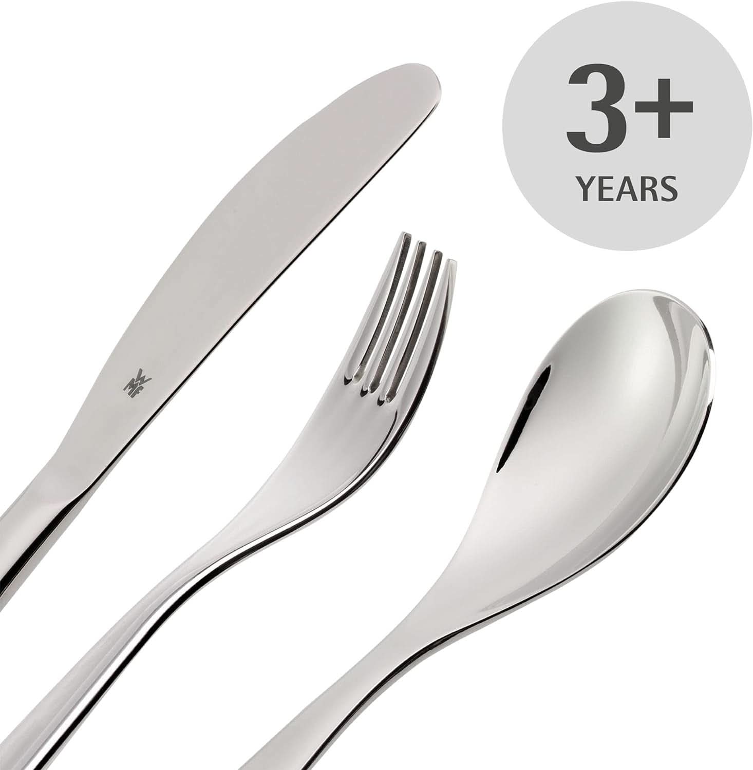 WMF Animals Edelstahlbesteck für Kinder, 4-teilig, poliert Cromargan Kitchen Naty Shop