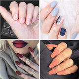 100 Stück Nagelkunst-Schablonen, Modellierschablonen, selbstklebend, mit 4 Blatt transparenten, selbstklebenden Nagelpads und 3 Nagelfeilen, Gel-Nagelverlängerungszubehör für künstliche Nägel
