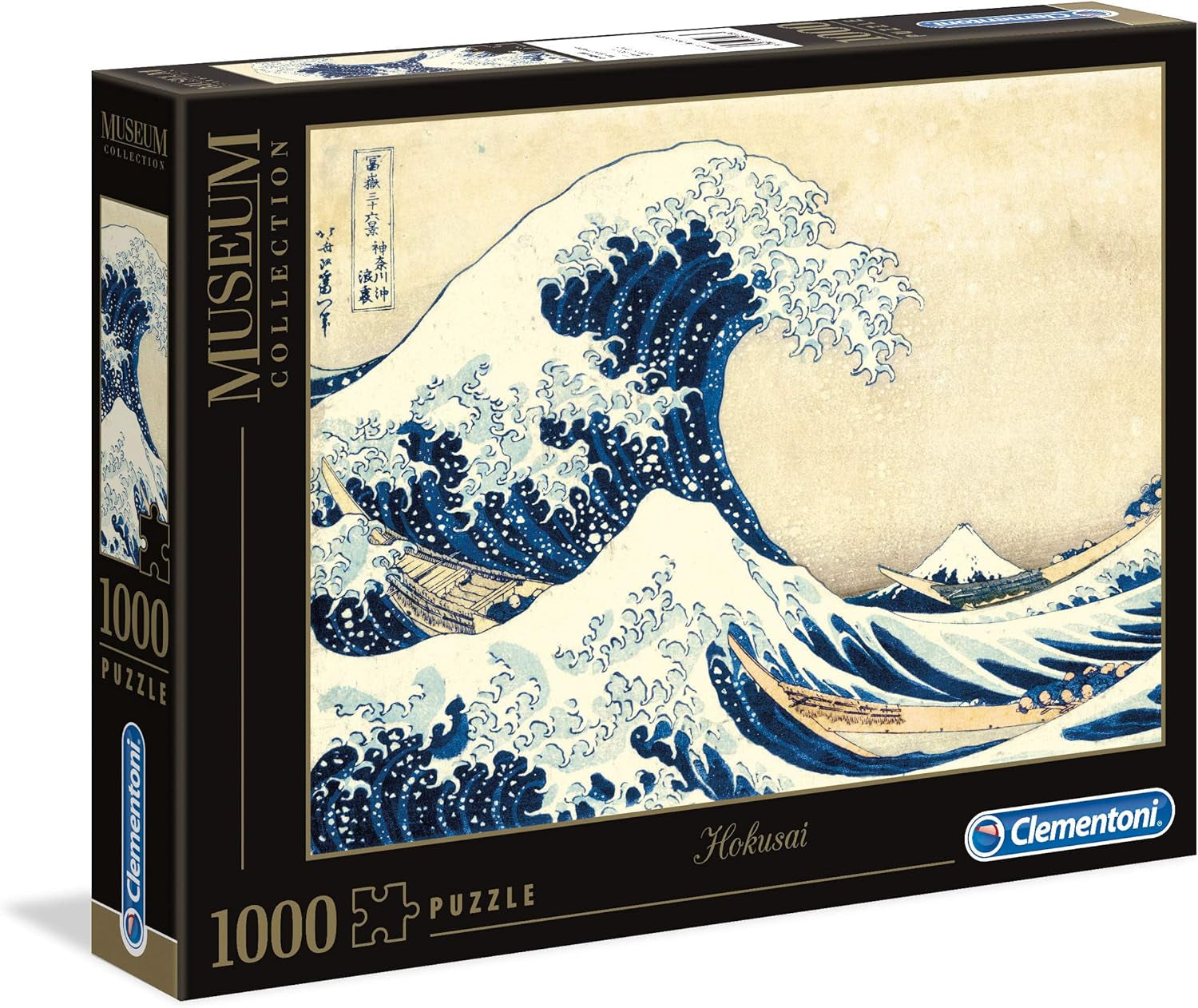 Clementoni 39378 Hokusai – Die große Welle – 1000-teiliges Puzzle, Museumssammlung, Geschicklichkeitsspiel für die ganze Familie, buntes Dehnspiel, Puzzle für Erwachsene ab 14 Jahren. Puzzle Naty Shop Standardtitel