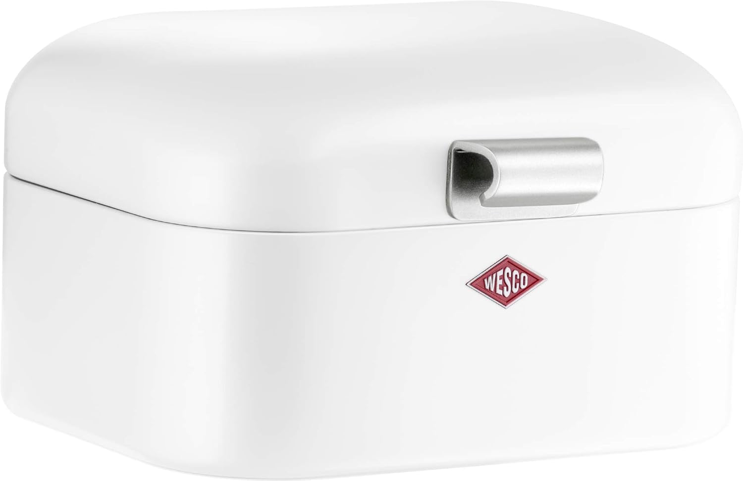 Wesco 235 001 Mini Grandy Brotkorb 17 x 18 x 12 cm (L/B/H) rosa, Edelstahl Frischhalteboxen Naty Shop Weiß