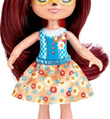 Enchantimals HCF81 – Felicity Fox und ihre kleine Schwester (ca. 15 cm und ca. 10 cm) und 2 Tierfiguren, abnehmbarer Rock und Accessoires, tolles Geschenk für Kinder ab 3 Jahren
