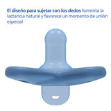 Philips AVENT Soothie – BPA-freier Schnuller für Babys im Alter von 0–6 Monaten, blau/hellblau (Modell SCF099/21)