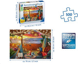 Ravensburger Puzzle 16795 – Sonnenuntergang am Strand – 500-teiliges Puzzle für Erwachsene und Kinder ab 10 Jahren mit größeren Puzzleteilen [Exklusiv bei Amazon] Puzzle Naty Shop