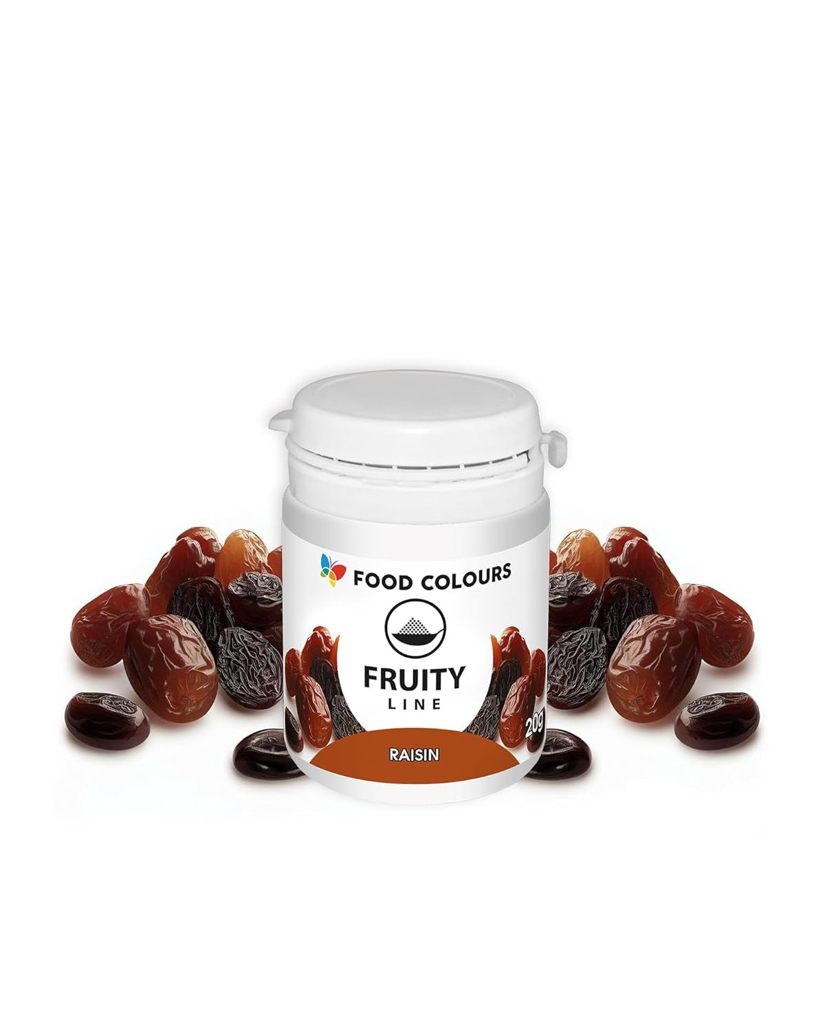Lebensmittelfarbpulver, natürliche Farbe, Fruity Line BLUEBERRY, 20 g, natürliches Farbpulver für Cremes, Zuckerguss, Biskuitteig in Pulverform, Lebensmittelfarbe für Getränke, Gelees