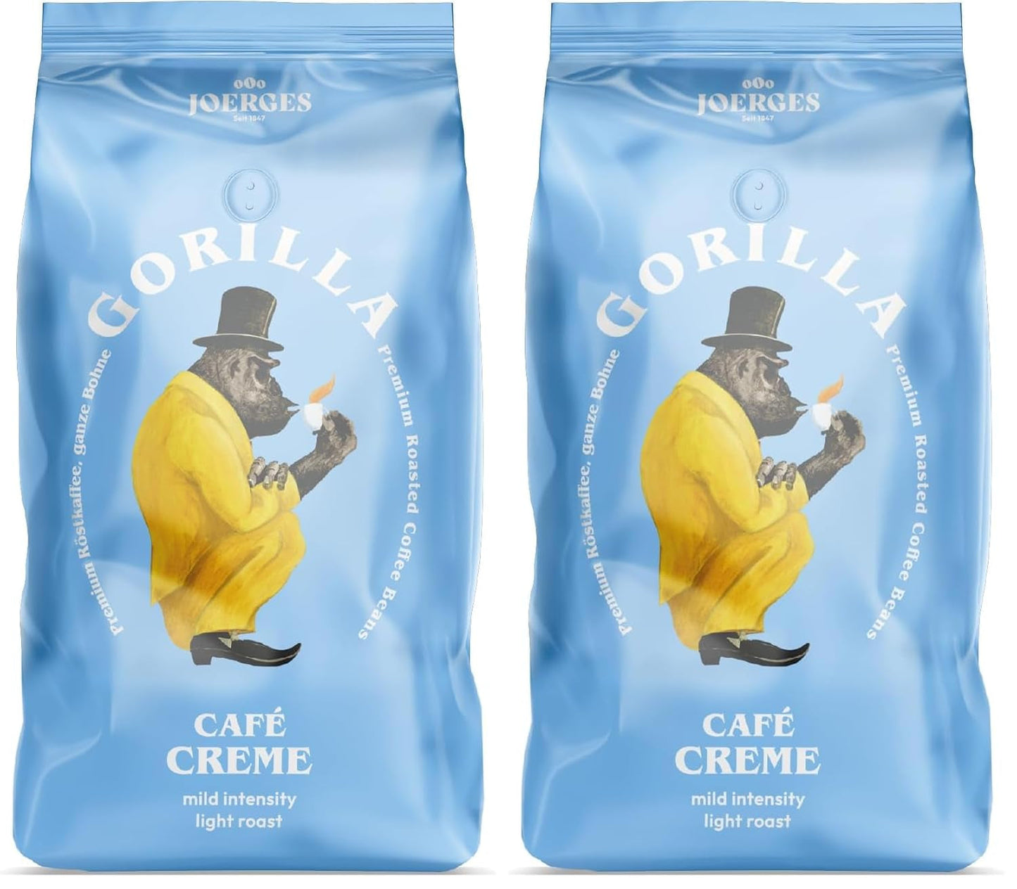 Gorilla Café Creme, 1 kg (2er Pack)