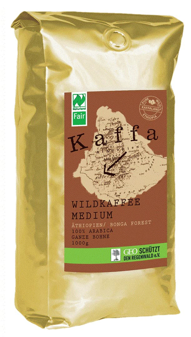 Bio-Wildkaffee mittlere Bohnen 1000 g