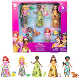 Mattel Disney Princess Verwandlungsspielset Kutsche zum Schloss mit kleiner Aurora-Puppe, 3 Ebenen, 6 Spielbereiche, 4 Figuren, Möbel und Zubehör HWX17 Puppen Naty Shop Friends Set