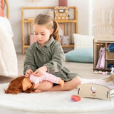 Corolle 9000200070 – MaCorolle, Pflaume, französische Puppe mit Talisman und Vanilleduft