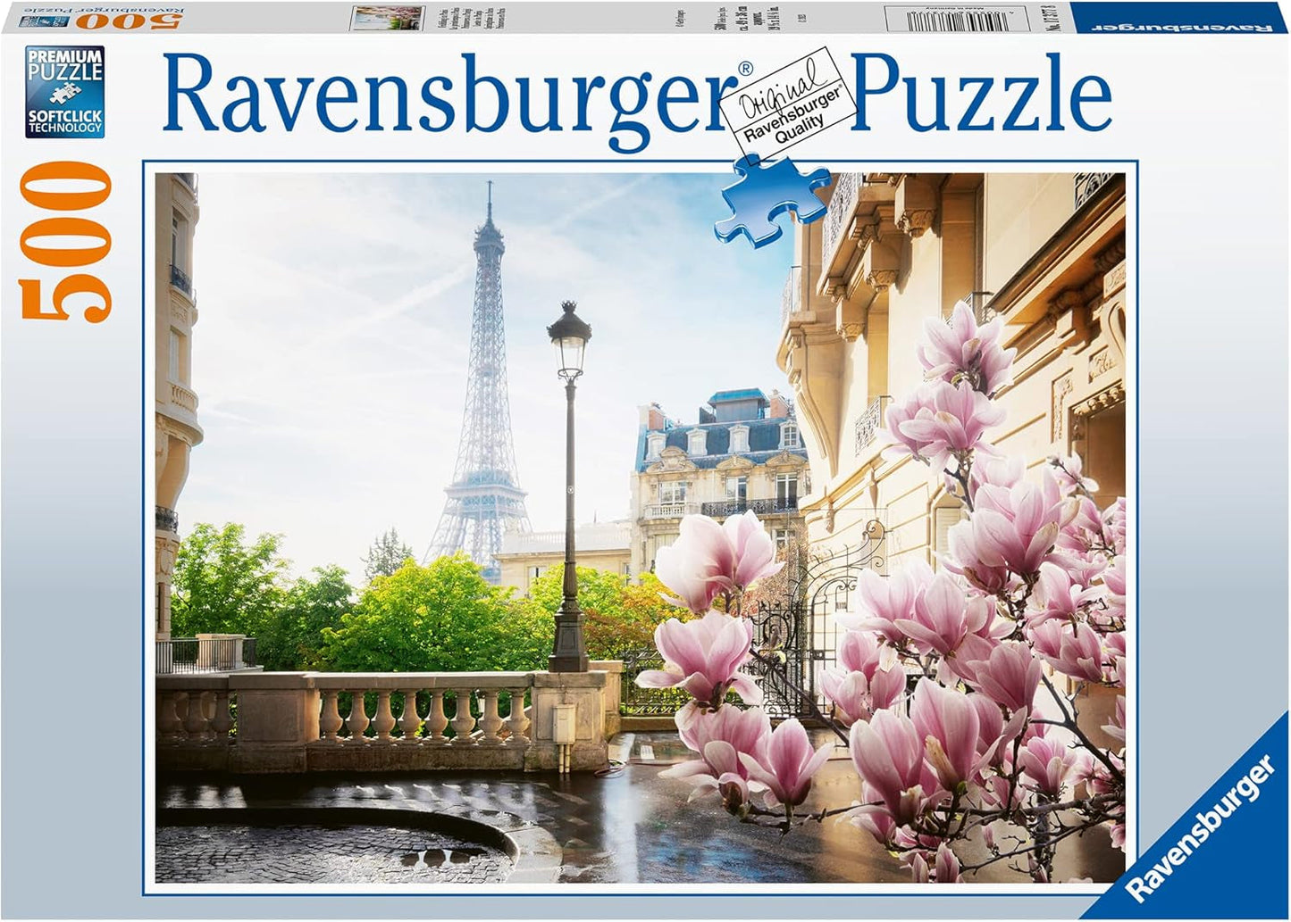Ravensburger Puzzle 12000366 – Frühling in Paris – 500-teiliges Puzzle für Erwachsene und Kinder ab 12 Jahren. Puzzle Naty Shop. Altes Design