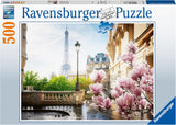 Ravensburger Puzzle 12000366 – Frühling in Paris – 500-teiliges Puzzle für Erwachsene und Kinder ab 12 Jahren. Puzzle Naty Shop. Altes Design