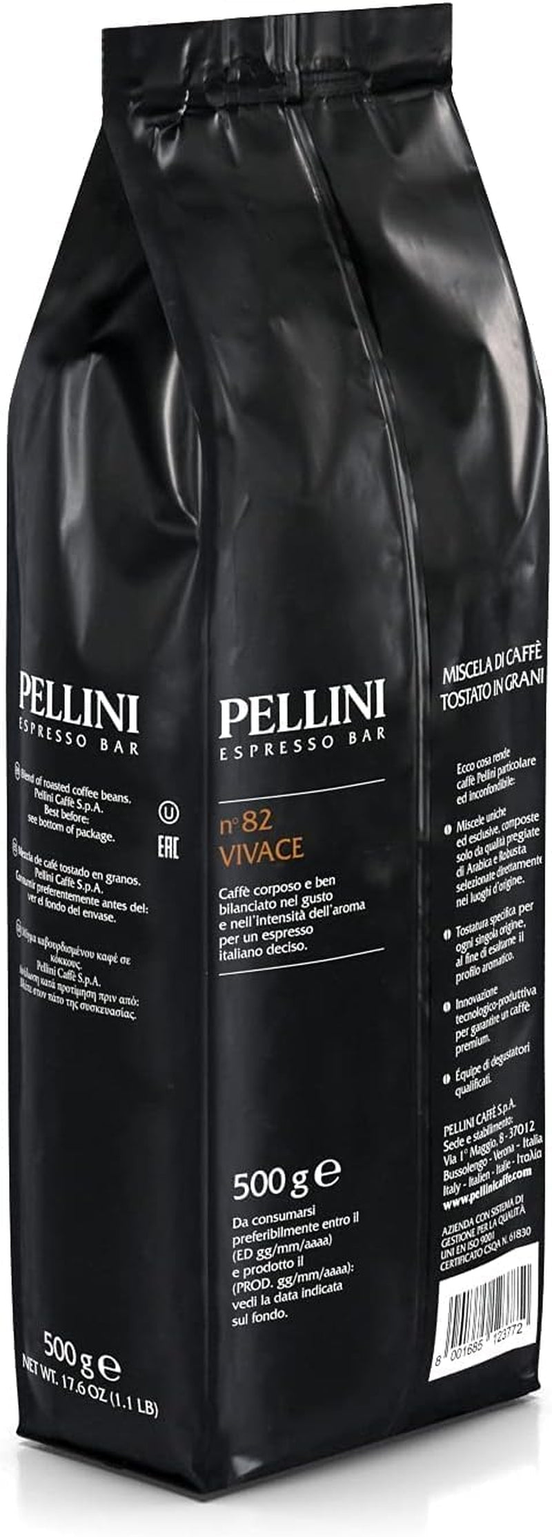 Pellini Nr. 82 Vivace Kaffeebohnen 500 g