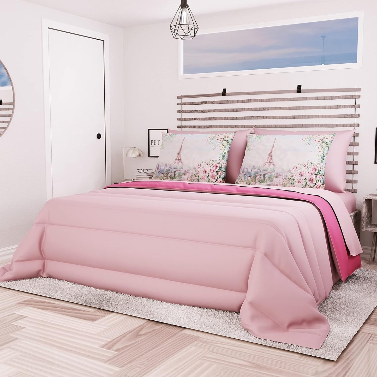 PETTI Artigiani Italiani – Winterdecke für Doppelbett, Maxi, einfarbig, doppelseitig, weiß, grau, 100 % Made in Italy