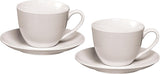 Cappuccino-Set Ritzenhoff & Breker Bianco, 4-teilig, 300 ml