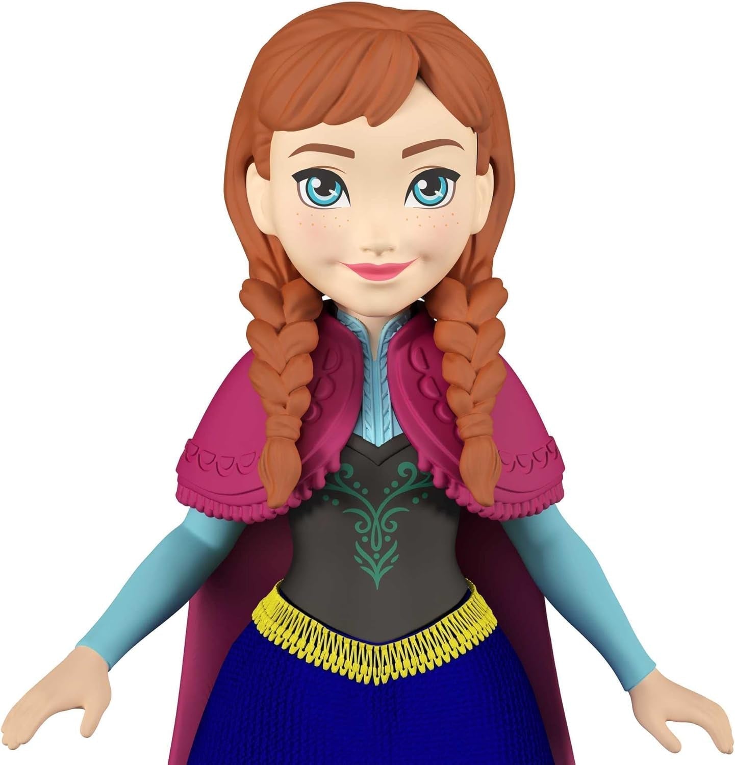 Mattel DISNEY Die Eiskönigin Anna und Sven Puppe und Tierfigur, inspiriert von den Zeichentrickfiguren, bewegliche Gliedmaßen, abnehmbarer Rock und Umhang, für Kinder ab 3 Jahren, HLX03 Naty Shop Dolls