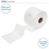 Kleenex Standard Roll 8441 Toilettenpapier – 2-lagiges Toilettenpapier – 6 Packungen mit je 6 Rollen x 600 Blatt, weiß (36 Rollen/21.600 Blatt insgesamt)