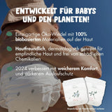 Eco Diapers Eco by Naty Baby Eco Diapers – hochwertige Bio-Windeln, umweltfreundlich, aus pflanzlichen Materialien, ideal für empfindliche Babyhaut (Größe 5 – 80 Stück)