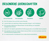 JOSERA Enten- und Hühnerpastete mit Petersilie (16 x 85 g) | Erwachsener | Premium-Nassfutter für ausgewachsene Katzen | Enten- und Hühnerpastete | Lachsöl | Keine Körner | Nasses Katzenfutter in frischen Beuteln | 16 Stück