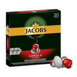 Kaffeekapseln Lungo Classico, Intensität 6 von 12, 20 Nespresso®* kompatible Kapseln, 10 x 20 & Kapseln Espresso Classico, Intensität 7.100 Nespresso®* kompatible Kaffeekapseln, 10x10 Getränke